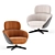 Elegant Minotti Russell Armchair 3D model small image 3