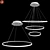 ARTEMISIA Designer Chandeliers: Elegant and Versatile 3D model small image 3