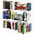 Modern Book Collection Set 3D model small image 3