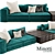 Modern Minotti Lawrence Sofa: High-Quality Comfort 3D model small image 3