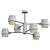 Eurosvet 70127 Loft Style Ceiling Chandelier 3D model small image 2