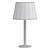 Contemporary White Table Lamp 3D model small image 2