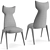 Luxury Fendi Casa Dining Set 3D model small image 7