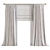 Elegant Drapery 988 3D model small image 1