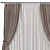 Elegant Drapery 990 3D model small image 2