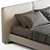 Luxury Minotti Tatlin Cover Bed 3D model small image 3