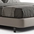 Luxury Minotti Tatlin Cover Bed 3D model small image 4