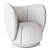 Cozy Curves Lounge Chair 3D model small image 4