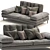 Elegant Tufted Sofa - Bucci 3D model small image 3