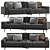 Contemporary Carlton Sofa 2017 3D model small image 1