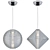 Sleek Pressed Metal Lighting 3D model small image 2