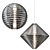 Sleek Pressed Metal Lighting 3D model small image 9