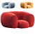 Modern Mollo Lounge: Stylish Comfort 3D model small image 1