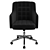 Sleek Black Office Chair with Wheels - Flash Furniture 3D model small image 2