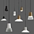 Minimalist Pendant Light: COMPOSE By Zero 3D model small image 2