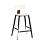 Sleek Ant Semi-Bar Chair 3D model small image 1