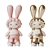 Playful Rabbit Toy Set - 3D Model 3D model small image 1