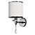 Elegant Square Wall Sconce 3D model small image 1