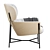 Modern and Stylish SP01 Caristo Armchair 3D model small image 2