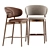 Elegant Oleandro Bar Chair by Calligaris 3D model small image 3
