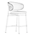 Elegant Oleandro Bar Chair by Calligaris 3D model small image 5