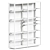 Elegant Cover Freestanding Locker 3D model small image 3