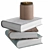 Blossom Candle & Books Set 3D model small image 4