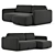 Innovation Living Vogan Sofa Bed 3D model small image 1