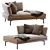 Contemporary ALIANTE Bonaldo Sofa 2013 3D model small image 1