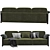 Modern Chic Sofa Dodo 3D model small image 2