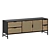 Rattan Metal TV Stand Cabinet 3D model small image 3