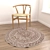 Round Rug Set Collection 3D model small image 6