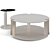 Modern Nix Coffee Table Set 3D model small image 3