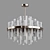 Bogates Smart Ceiling Light 9-Lamp 3D model small image 2