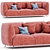 Heavens OTTO 3-Seater Sofa 3D model small image 1