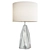 Elegant Geometric Faceted Table Lamp 3D model small image 1