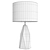 Elegant Geometric Faceted Table Lamp 3D model small image 2