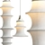 Sleek, Modern Falkland Pendant Lamps 3D model small image 2