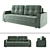 Silva "New York" Sofa Bed 3D model small image 1