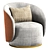  Modern Fendi Casa Annabelle Armchair 3D model small image 1