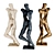 Metal Plaster Abstract Man Figure 3D model small image 1