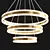 Contemporary LED Chandelier 3D model small image 2