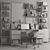 Industrial Office Set Furniture 3D model small image 8