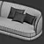 Giorgetti Vesper Sofa in Russian 3D model small image 5
