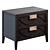 Amelie Black Nightstand by Loft-Concept 3D model small image 1