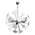 Elegant ROSSO Chandelier: A Must-Have 3D model small image 2