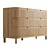 Juliette Modern 6-Drawer Oak Dresser 3D model small image 6
