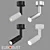 Eurosvet LED Wall Sconce Pin 3D model small image 1