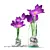 Crocuses in Glass Bottle 3D model small image 5