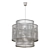 Natural Bamboo Pendant Light 3D model small image 4